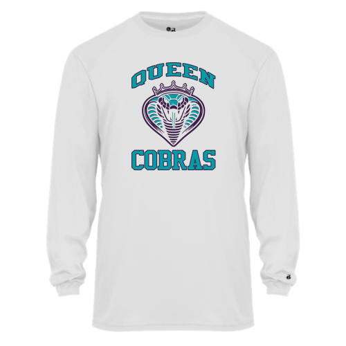 Queen Cobras - Youth LS Performance Tee