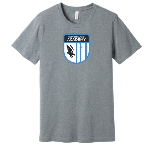 Load image into Gallery viewer, Copper Island Academy - Canvas Adult Short Sleeve Cotton Tee
