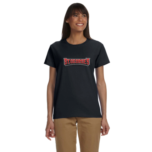 St Georges - Ladies Short Sleeve Cotton Tee