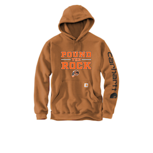 Grafton HS Football - Carhartt Midweight Hooded Logo Sweatshirt