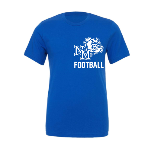 North Mason Football - Canvas Adult Short Sleeve Cotton Tee