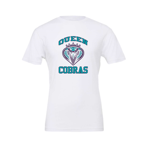Queen Cobras - Canvas Adult Short Sleeve Cotton Tee