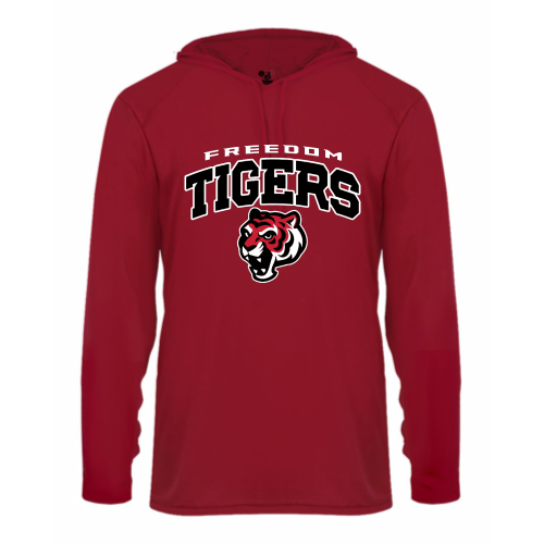 Load image into Gallery viewer, FMS Youth Long Sleeve Performance Tee with Hood
