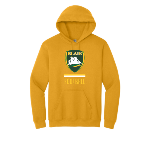 Blair Football - Adult Pullover Hood Sweatshirt