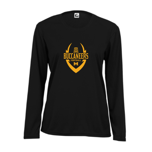 Load image into Gallery viewer, Milford Buccaneers - Ladies LS Performance Tee
