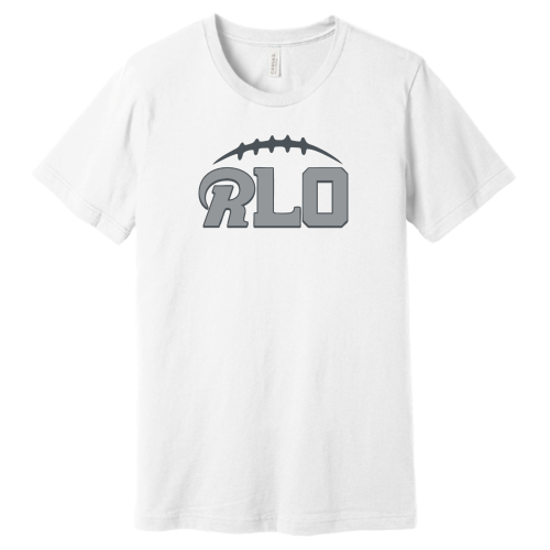 RLO Football -  Canvas Adult Short Sleeve Cotton Tee
