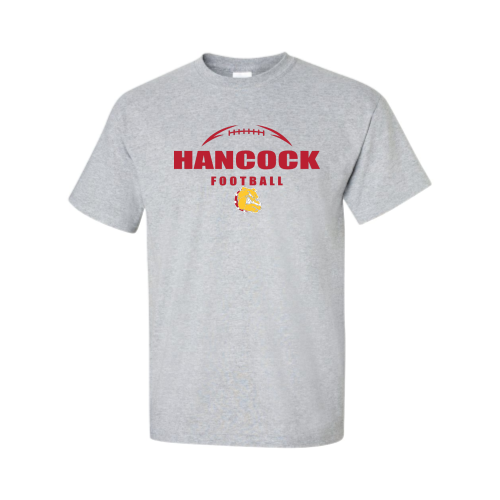 Load image into Gallery viewer, Hancock Football - Adult Short Sleeve Cotton Tee
