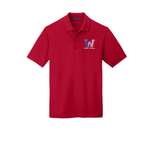 Washington Patriot Football - Port Authority EZCotton Polo