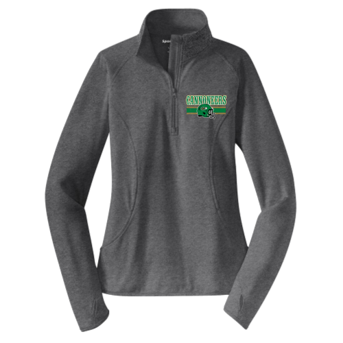 Load image into Gallery viewer, Lansdale Cannoneers - Ladies Sport Wicking 1-4 Zip Pullover
