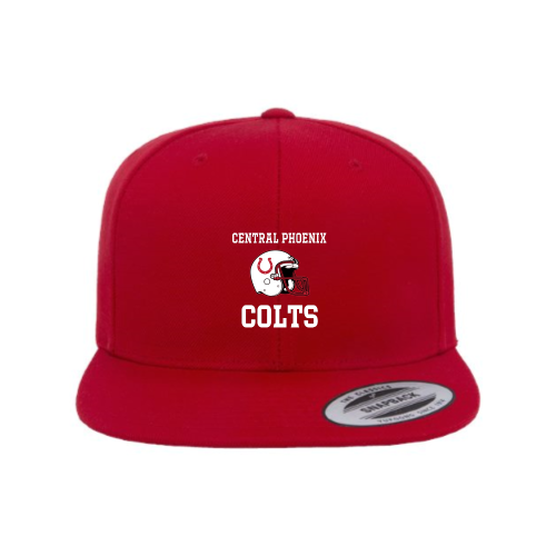 Central Phoenix Colts YFB - Red - Premium Flat Bill Snapback