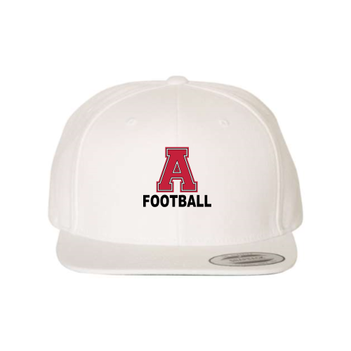 Arcadia High School - White - Premium Flat Bill Snapback