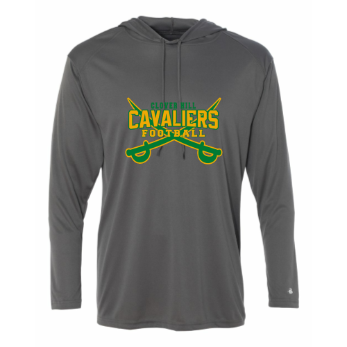 Clover Hill - Adult Long Sleeve Performance Tee with Hood