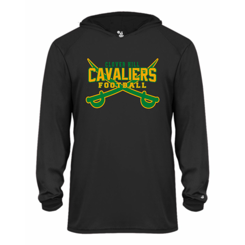 Load image into Gallery viewer, Clover Hill - Youth Long Sleeve Hooded Performance
