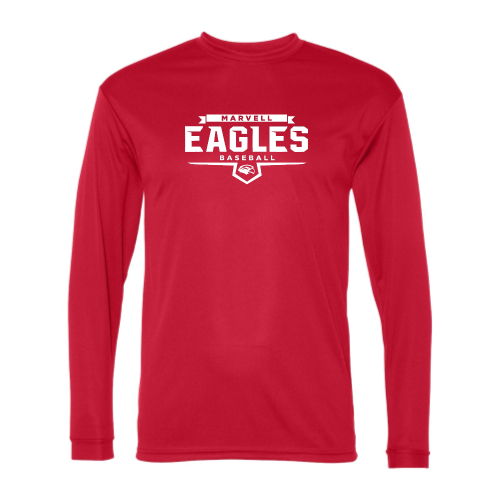 Marvell Eagles - Adult LS Performance Tee