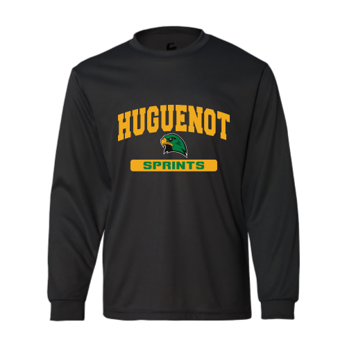 Load image into Gallery viewer, Huguenot Track and Field Sprints - Ladies LS Performance Tee

