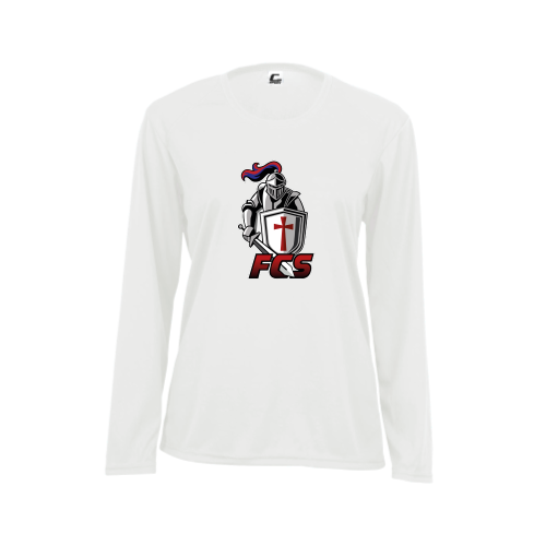 Faith Christian School - Ladies LS Performance Tee