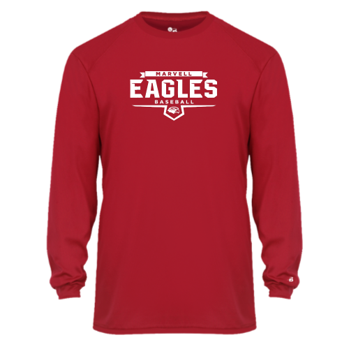 Load image into Gallery viewer, Marvell Eagles - Youth LS Performance Tee
