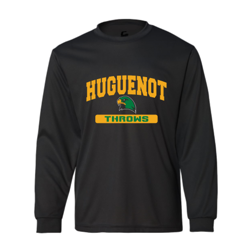 Load image into Gallery viewer, Huguenot Track and Field Throws - Ladies LS Performance Tee
