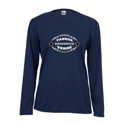 Load image into Gallery viewer, Tanque Verde Cowboys - Ladies LS Performance Tee
