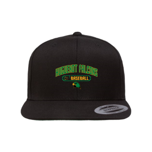 Load image into Gallery viewer, Huguenot Falcons Baseball - Premium Flat Bill Snapback
