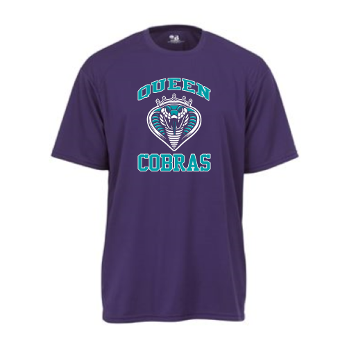 Queen Cobras - Youth B-Core SS Performance Tee