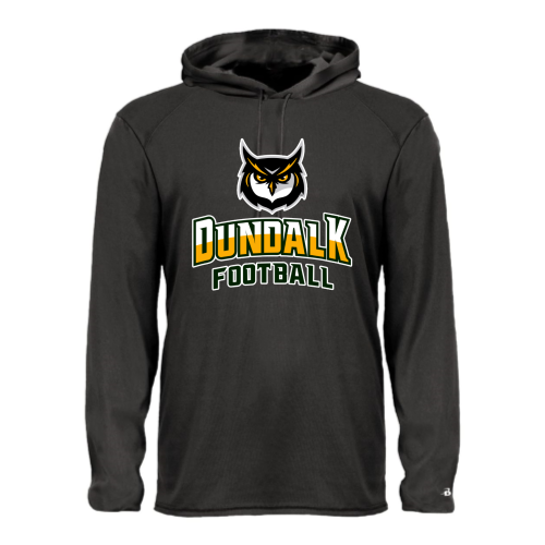 Dundalk High School - Adult LS Performance Tee with Hood