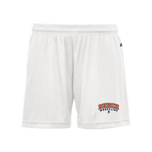 Beech High School Wrestling White - B-Core Ladies 5 Performance Short