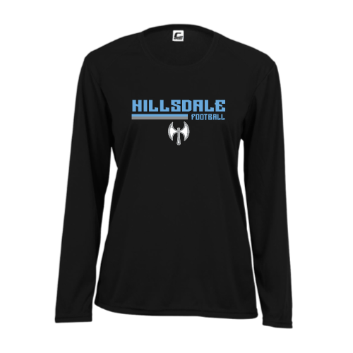 Hillsdale High -  Ladies LS Performance Tee