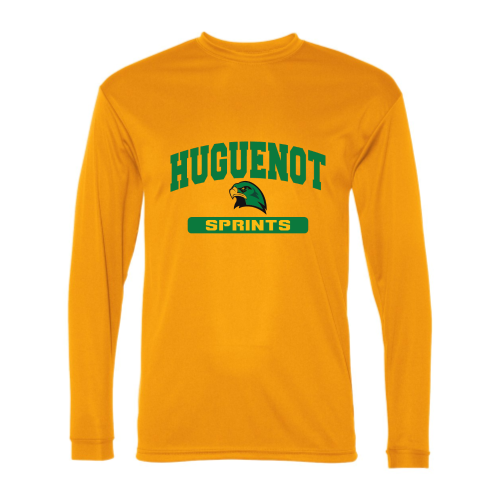 Load image into Gallery viewer, Huguenot Track and Field Sprints - Adult LS Performance Tee
