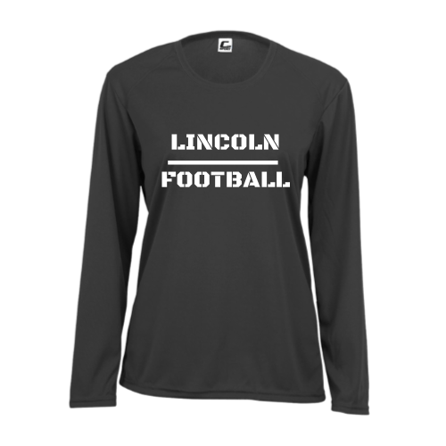 Lincoln Football - Ladies LS Performance Tee