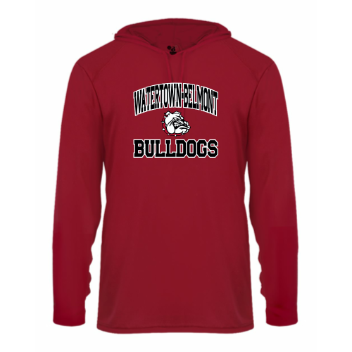 Load image into Gallery viewer, WB Youth Football -  Youth LS Performance Tee with Hood
