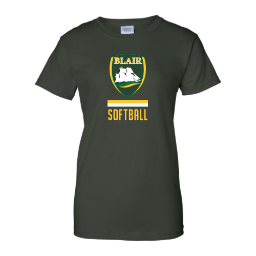 Load image into Gallery viewer, Blair Softball - Ladies' Short Sleeve Cotton Tee
