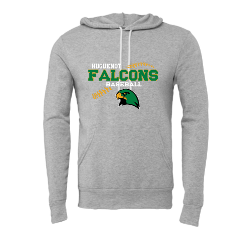 Load image into Gallery viewer, Huguenot Baseball - Adult Premium Pullover Hood Sweatshirt
