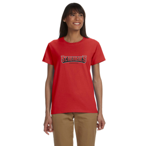St Georges - Ladies Short Sleeve Cotton Tee