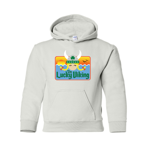 The Lucky Viking -  Youth Pullover Hood Sweatshirt