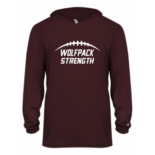 Load image into Gallery viewer, Lincoln HS - Youth LS Performance Tee with Hood
