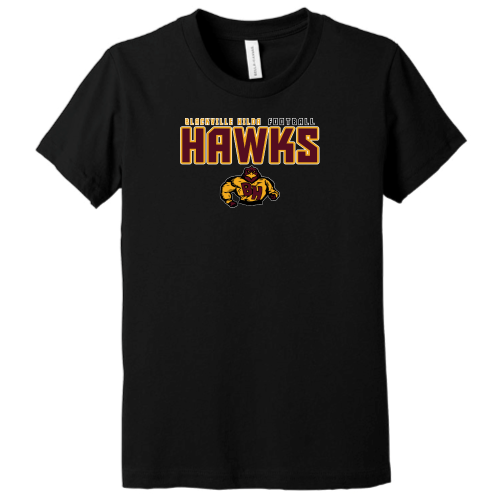 Blackville Hilda Football - Canvas Adult Short Sleeve Cotton Tee