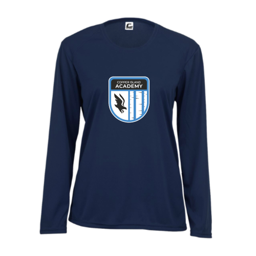 Load image into Gallery viewer, Copper Island Academy - Ladies LS Performance Tee
