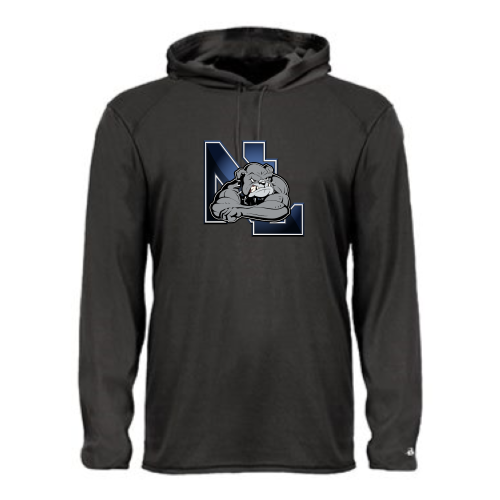 Load image into Gallery viewer, Northern Lehigh Wrestling - Adult LS Performance Tee with Hood
