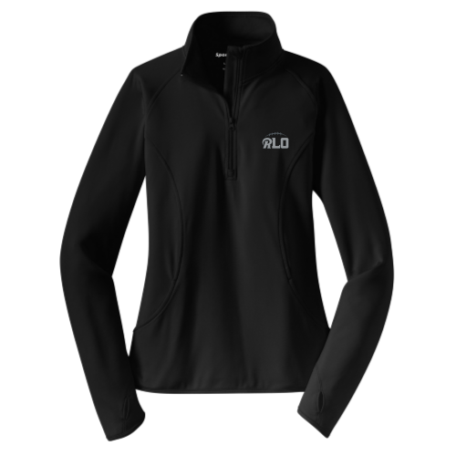 Load image into Gallery viewer, RLO Football - Ladies Sport Wicking 1/2 Zip Pullover
