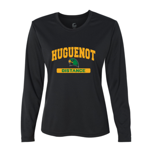 Huguenot Track and Field Distance - Youth LS Performance Tee